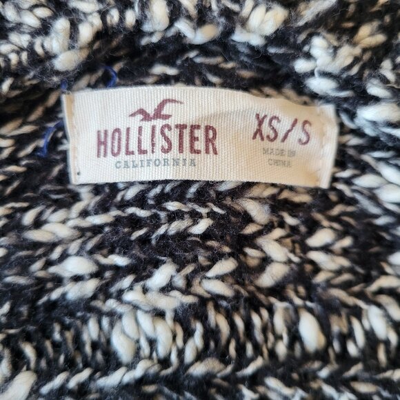 Hollister Knit Open Front Cardigan Chunky Sweater, Women’s XS/S, Oversized, EUC - Picture 5 of 9
